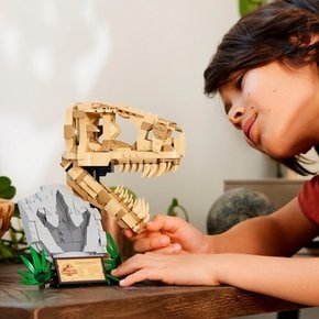레고 쥬라기 월드 공룡 화석: 어린이용 티렉스 해골 토이 76964