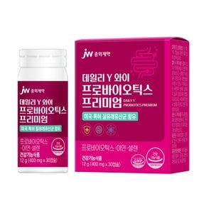 데일리Y 프로바이오틱스 프리미엄 질 유래 유산균 30캡슐x4박스(4개월분)