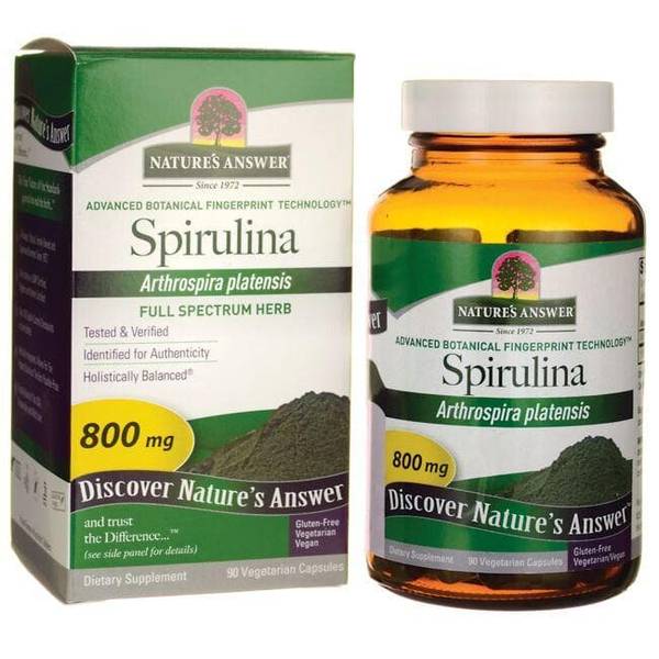 네이처스앤서 스피루리나 800mg 90정 NAT170 p12 건강보조식품