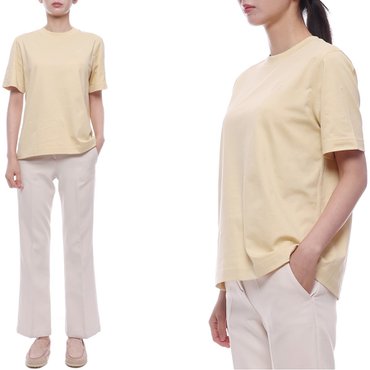 버버리 25SS 여성 EKD 배지 반팔티셔츠 (8106257 ECCLES 25S)