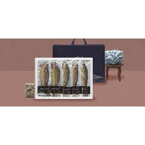 [바로배송][자연맛남] 영광 찐 보리굴비 선물세트 10미 28-30cm(채반/부직포가방)