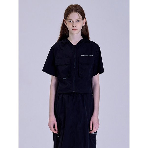 우먼 크롭 후드 점퍼 BOBJP722F