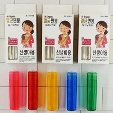 국산 멜든 유기농 안전 신생아면봉 아기 면봉 유아면봉