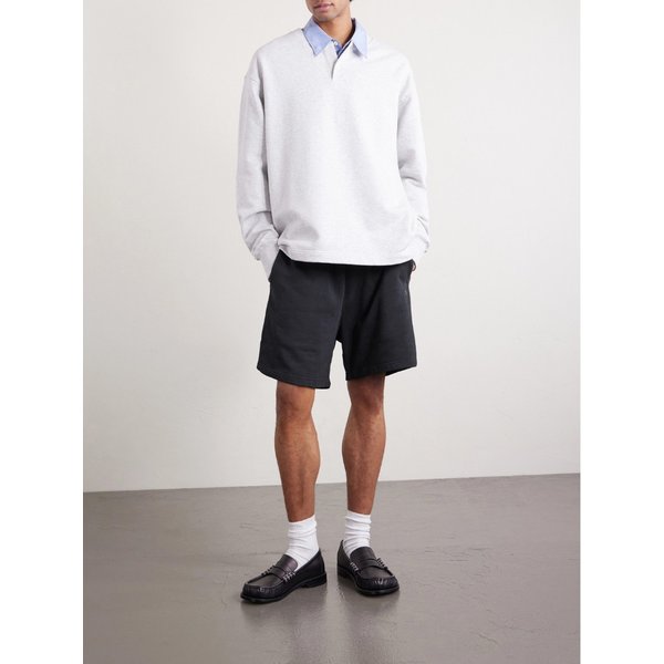 스트레이트 레그 코튼 저지 쇼츠 46376663162969838