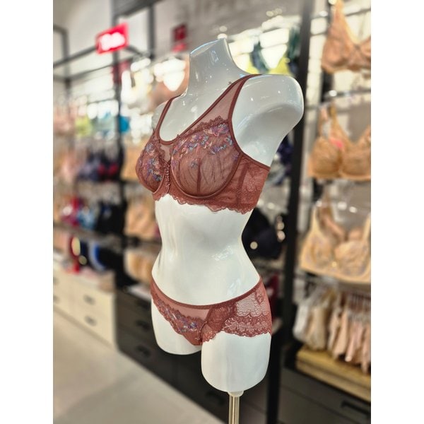 [시흥점] S 비너스) 오르화 풀커버리지 홑겹 브라,망레이스팬티 세트 OBR7860+OPT7860S-RB