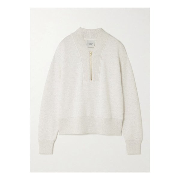 발리 샐리 더블소프트® 하프집업 스웨트셔츠 아이보리 46376663162899199