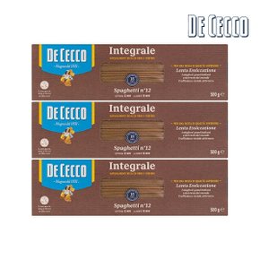 데체코 통밀 스파게티 500g x 3개