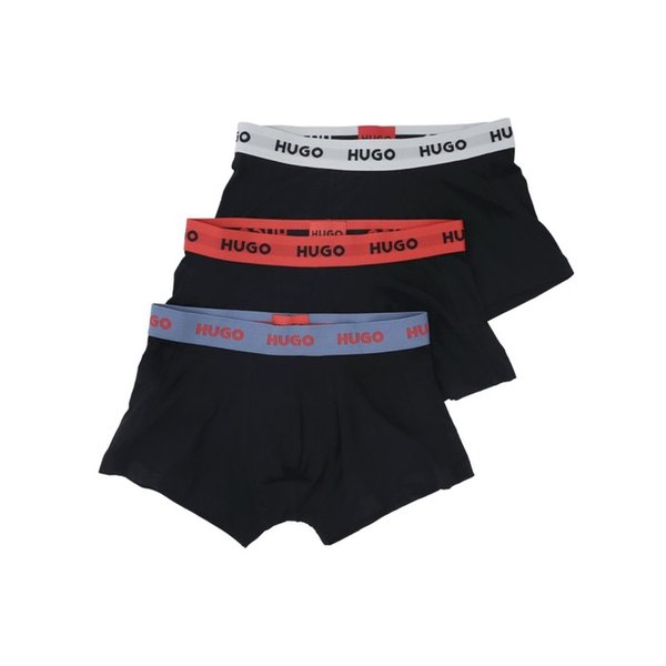 로고 밴드 50532611 968 휴고 3-PAC 트렁크 휴고보스 3종 세트 남성 박서브리프 드로즈