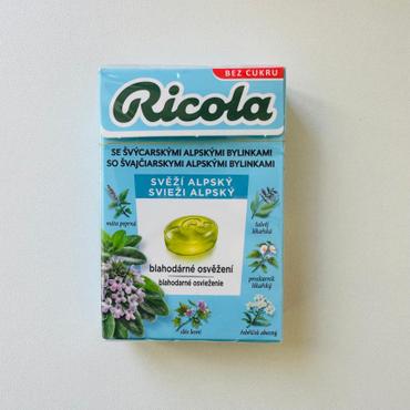  리콜라 Ricola 허브캔디 무설탕 알파인민트 40g