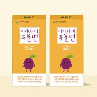 이지바이오메드 이지아이푸룬변 4세트(총 60포) 아기푸룬주스 유아 어린이 푸룬 쥬스