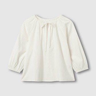 JAJU 여 도비 7부 파자마 셔츠 J206101030006