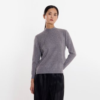 신세계라이브쇼핑 [플리츠미] 반 하이넥 다이아몬드 니트 티셔츠_EKTSW025012