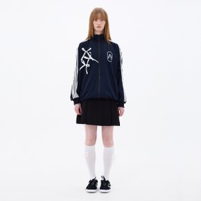 A RIBBON TRACK TOP / NAVY