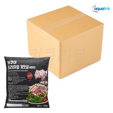 아쿠아 프리미엄 게맛살 세절형 1kg x 10개/한박스 샐러드 김밥용 크