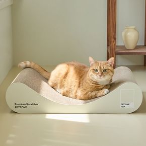 펫톤 고양이 소파 스크래쳐 대형 크림