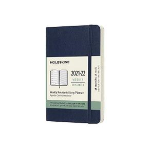 일본 불렛저널 몰스킨 다이어리 MoleSkine DSB2018WN2Y22 주간 노트 2021년 7월 시작 소프트 커