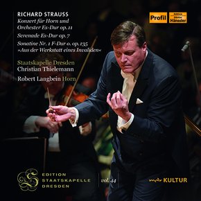 RICHARD STRAUSS - HORN CONCERTO OP.11, SERENADE, SONATINE/ , ROBERT LANGBEIN, CHRISTIAN TH