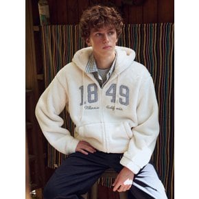 Signature Furfleece Patch Hood Zip-up WHMZG4V11U