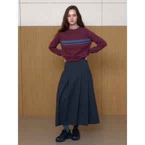 rachel long skirt - charcoal