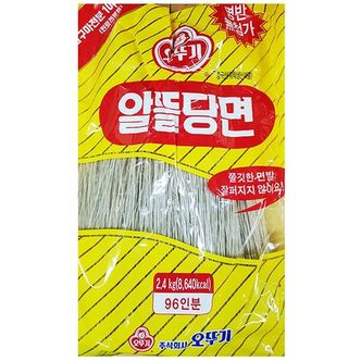 제이큐 가공식품 당면 알뜰 오뚜기 고구마 전분 잡채 찰당면 옛날 2.4kg