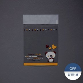 OPP접착인쇄봉투-하트곰 1묶음(500장)