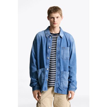 타미진스 남성 데님 초어 재킷 T32F6NJC12TMT1 TOMMY JEANS