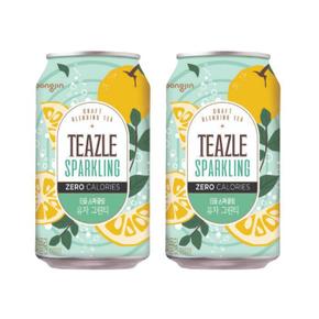 티즐 스파클링 유자그린티 340ml 12개