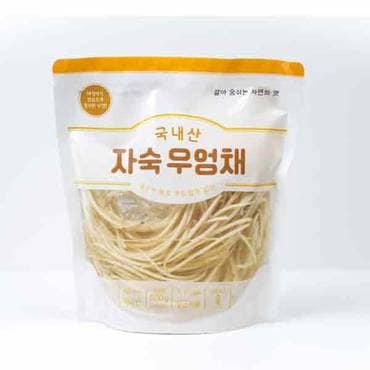  국내산 자숙 우엉채 600g 1팩