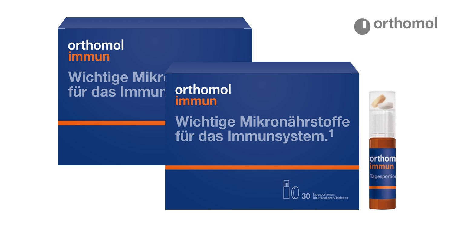 오쏘몰 [무료배송][2개 세트] 오쏘몰 Orthomol 이뮨 드링크 + 정제 30일분 (총60일분)