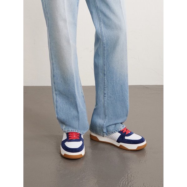 스파리 가죽 스웨이드 스니커즈 46376663163075631