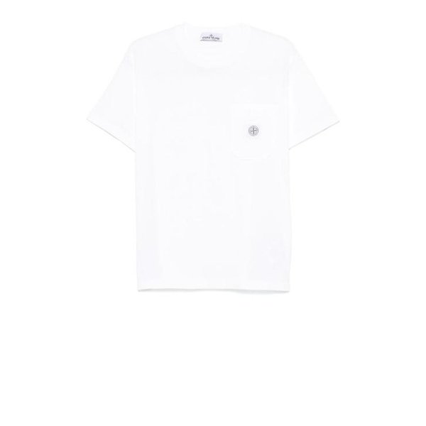 26SS 스톤 아일랜드 반팔 티셔츠 L1S152100032S0057V0001 WHITE DOM