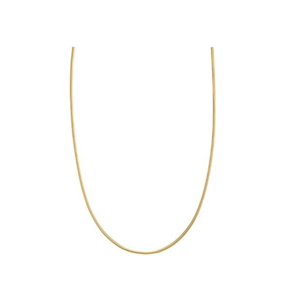 메모리아 실크라인 실버옐로우 체인 목걸이 TNSSVG13900M