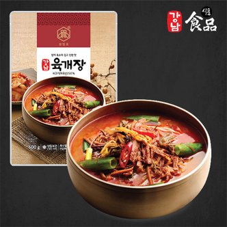  강남식품 즉석국탕 전통 얼큰 칼칼 소고기 육개장 600g