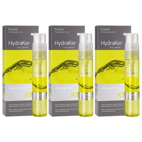 ERAYBA Hydraker 이레이바 K15 아르간 미스틱 오일 50ml 3팩