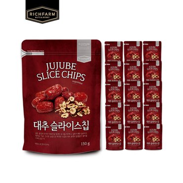 리치팜너트 국산 대추슬라이스 칩 130g 16팩 건과일