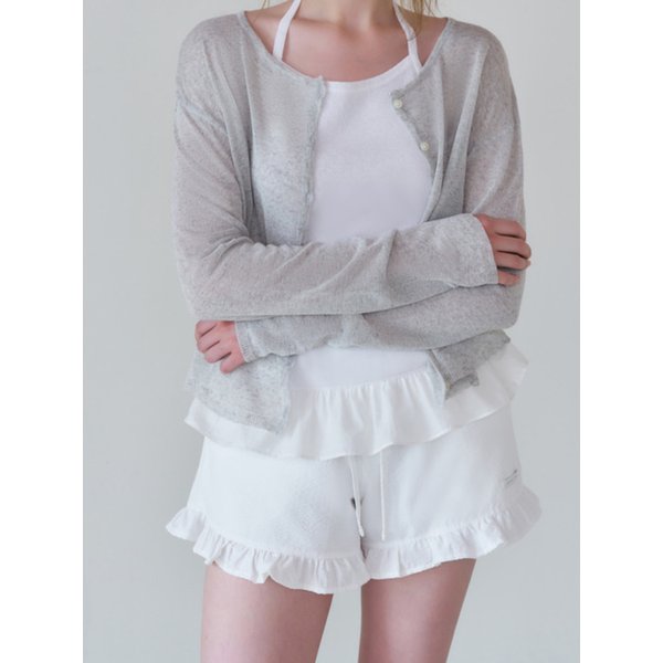 Frill Banding Short Pants_2color
