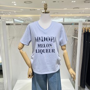 [AK수원점] [밸리걸] 브이넥 레터링 티셔츠 826023