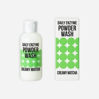  아모레베이직 데일리 말차 효소 파우더 워시 50g