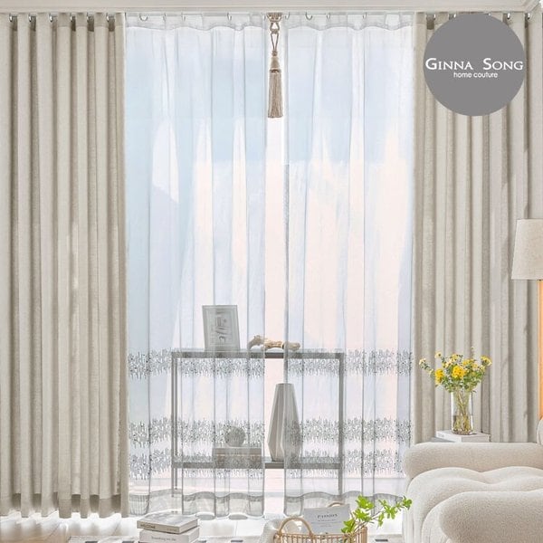 글로우 암막커튼+코디커튼 풀세트 중형