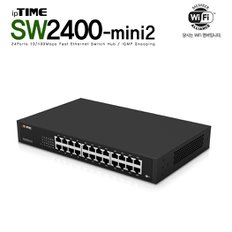 (카드할인) 아이피타임 SW2400-mini2 24포트 스위칭 허브 / IGMP 스누핑 지원