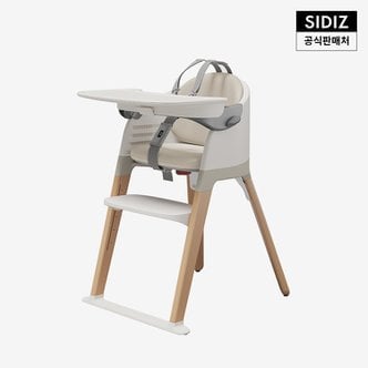 시디즈 몰티 하이체어 아기 식탁 의자 (트레이, 안전벨트 포함)