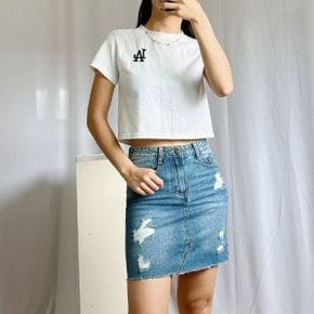 청치마 데님 H라인스커트 코디 타니_P396004517