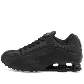 우먼 나이키 W SHOX R4 스니커즈 - 블랙  맥스 오렌지 AR3565-004