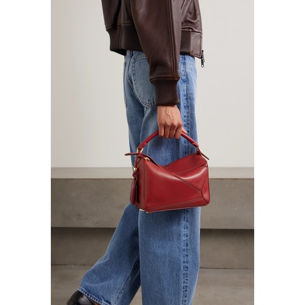 페더라이트 퍼즐 스몰 텍스처 가죽 숄더백 46376663163050876