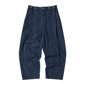 [스타필드코엑스][꼬모니노즈] 남녀공용 BUTTON TUCK PANTS [INDIGO BLUE]