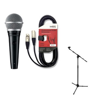 SHURE PGA48-LC 무대용 유선 마이크 패키지 PG48MMT16