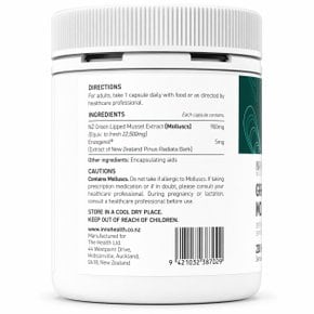 이노헬스 뉴질랜드 초록입홍합 22500mg 200베지캡슐 3개