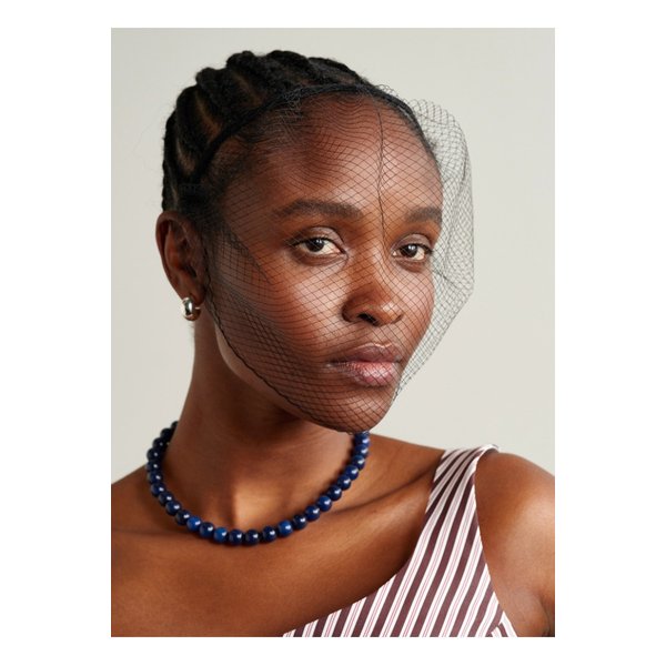 지지 버리스 클레멘스 피시네트 베일 블랙 1647597342177007