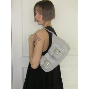 PK Hobo Bag (nylon)(dusty grey)