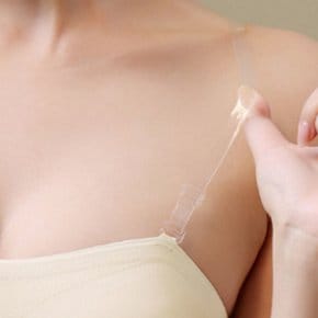 투명 누드 어깨끈 브라끈 브래지어 보조 브라 고정 스트랩 홀더 A.투명 브라끈